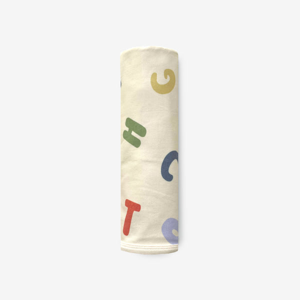 Organic Cotton Baby Wrap - Alphabet - The Rest