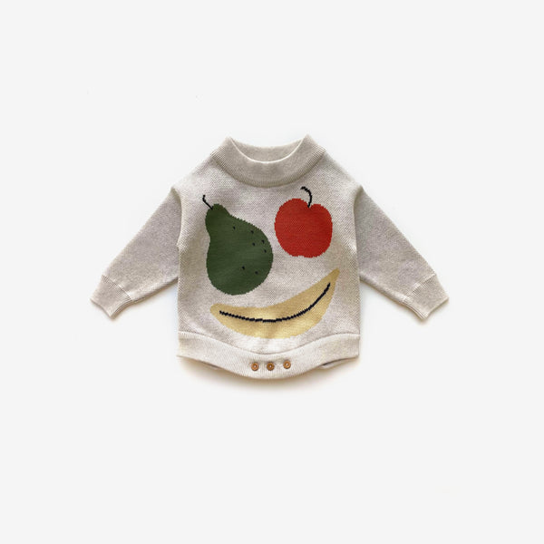 Knit Romper - Fruit - The Rest