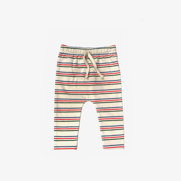 Roll-up simple pants - Multi Stripe - The Rest