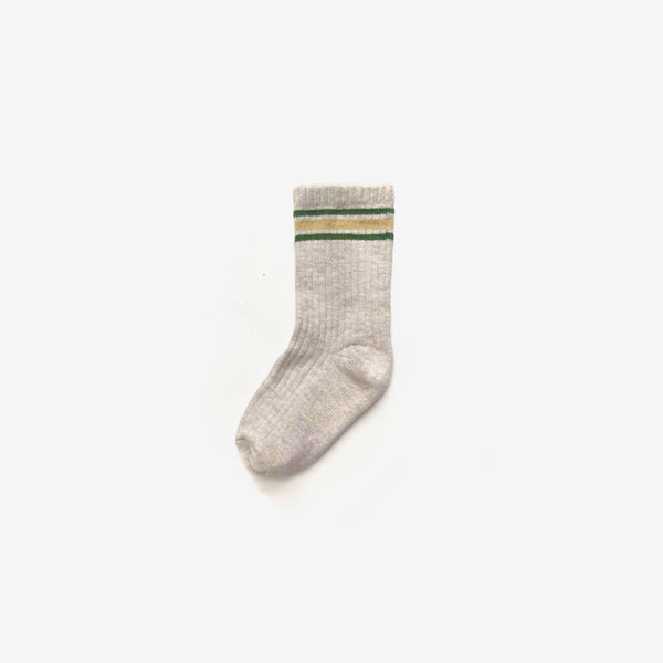 Organic Cotton Jacquard Knit Socks - Tennis Socks - The Rest