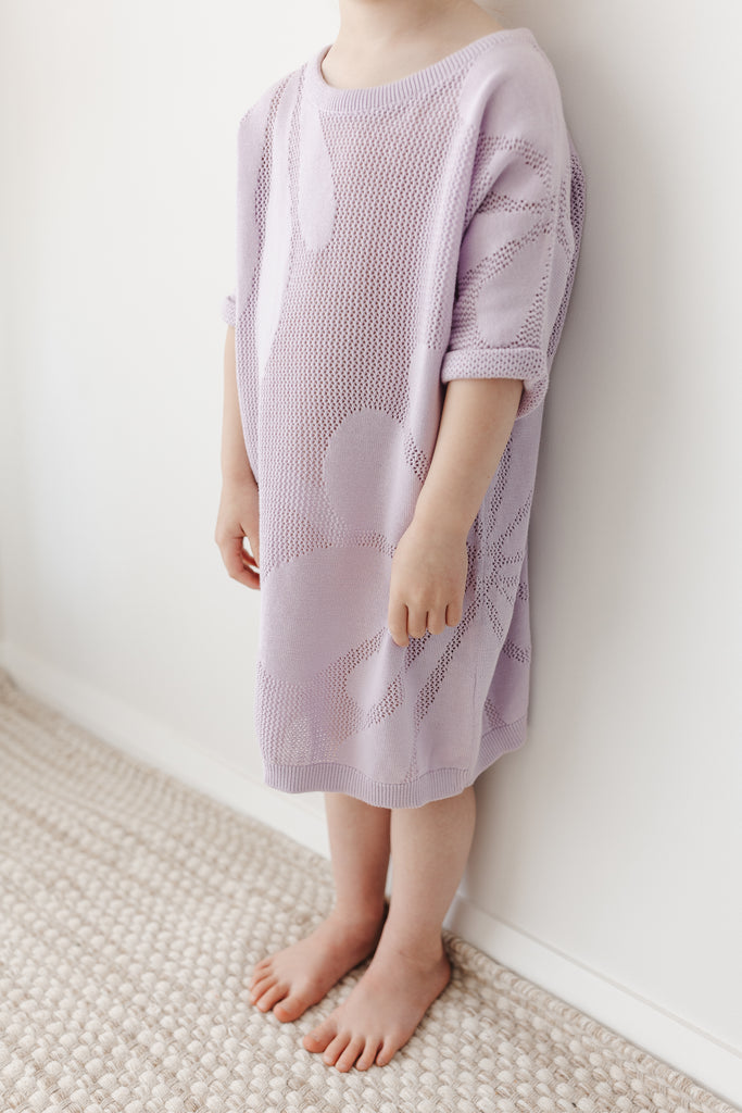 Lavender Crochet Dress The Rest Lavender Crochet Dress The Rest