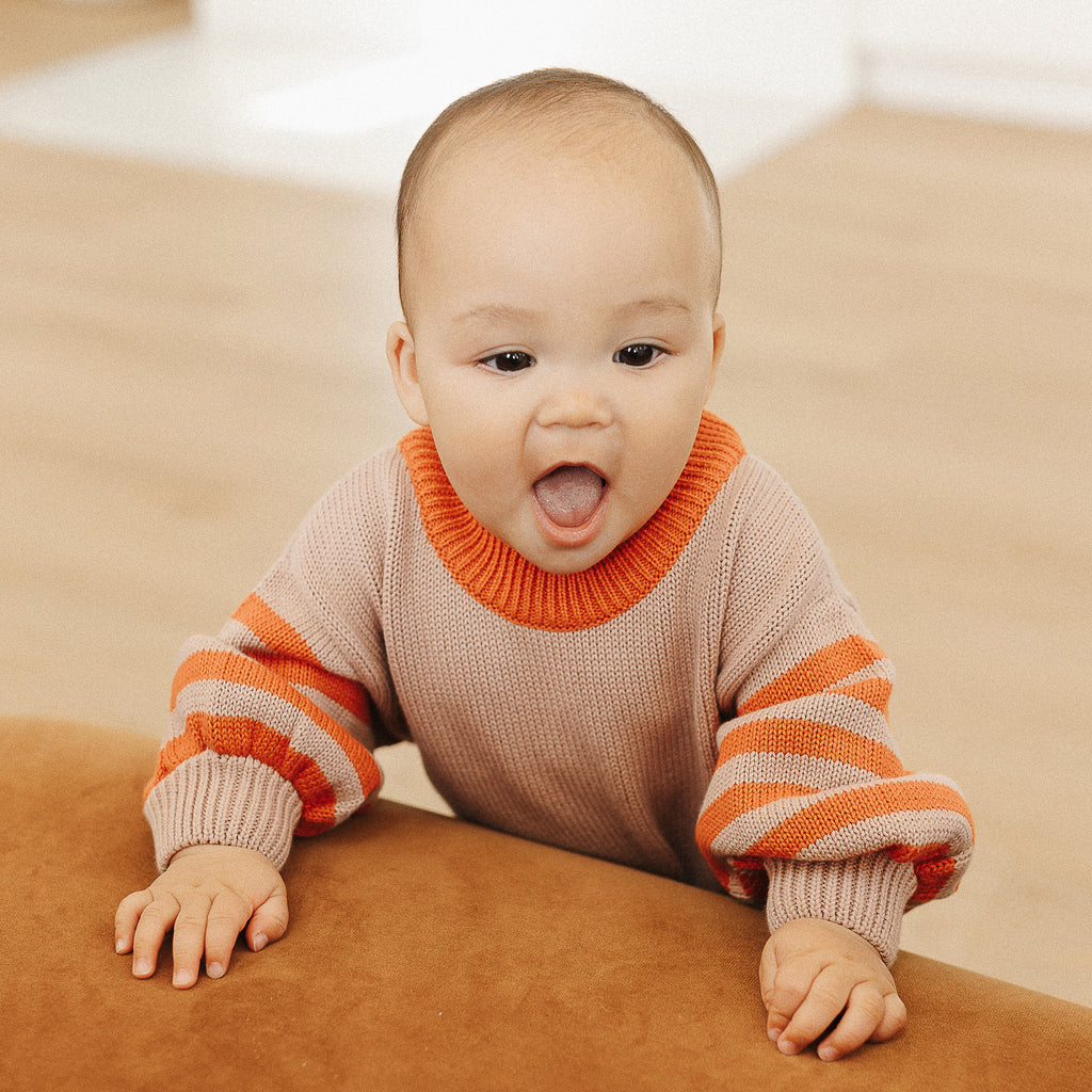 Organic Cotton Bubble Sleeve Jumper - The Rest