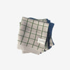 Organic Cotton Knit Blanket - Clover Grid - The Rest