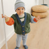 Chunky Grandpa Cardi - Colour Block - The Rest