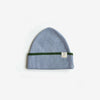 Organic Cotton Rib Beanie - Sky Clover Dip - The Rest