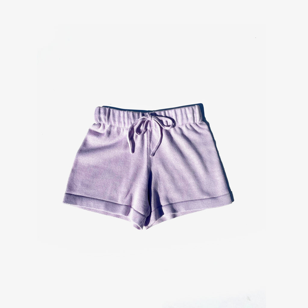 Knit Shorts - Lavender - The Rest