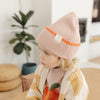Organic Cotton Rib Beanie - Bubblegum Tomato Dip - The Rest