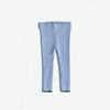 Organic Cotton Rib Knit Leggings - Sky Clover Dip - The Rest