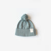 Organic Cotton Knit Beanie - Sky Marle - The Rest